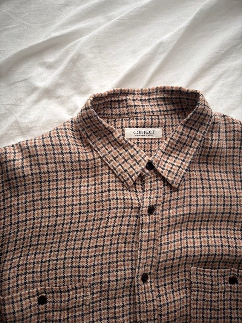 confect コンフェクト シャツ バギーシャツ リネンシャツ チェックシャツ