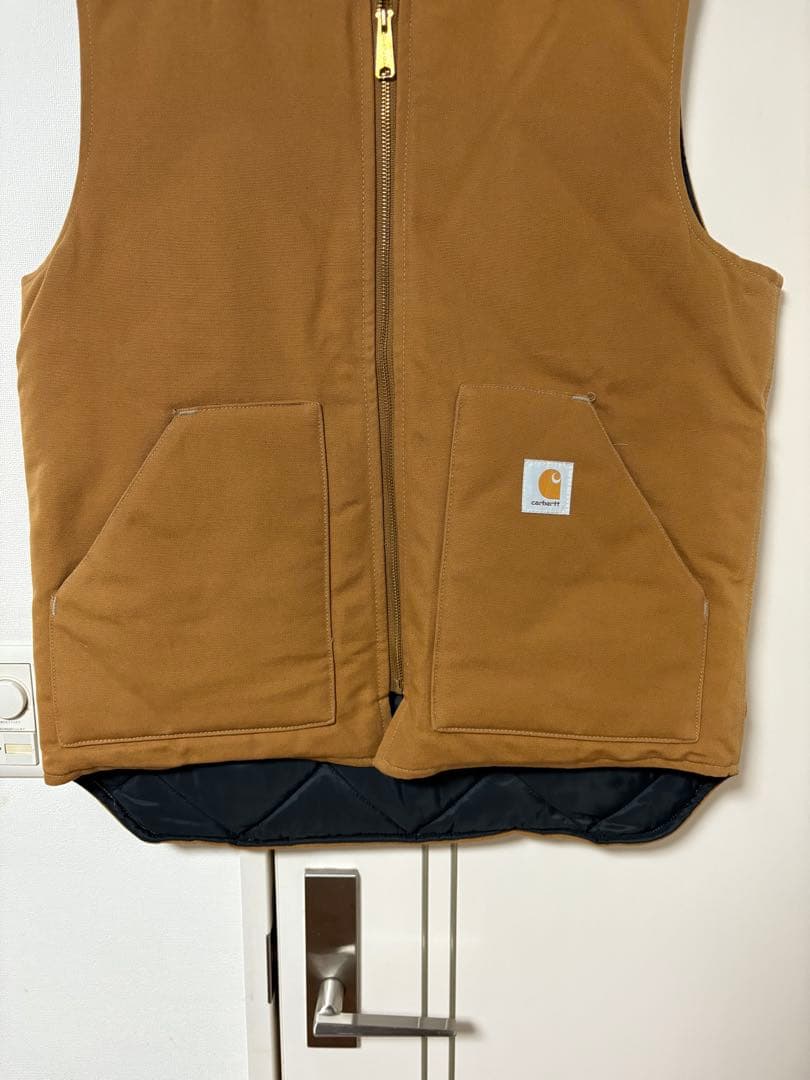 80s carhartt カーハート duck vest large tall
