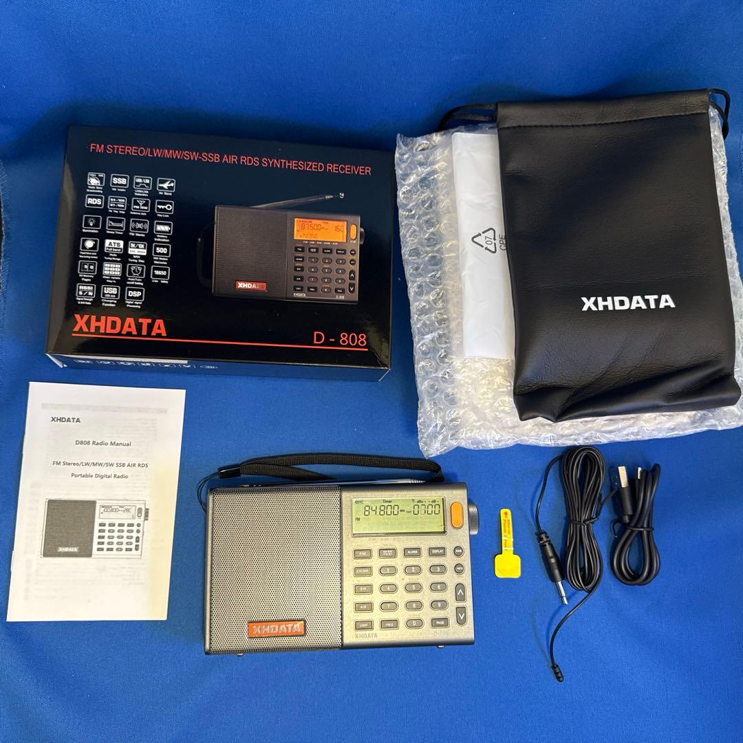 【USB Type-C】XHDATA D-808 BCLラジオ