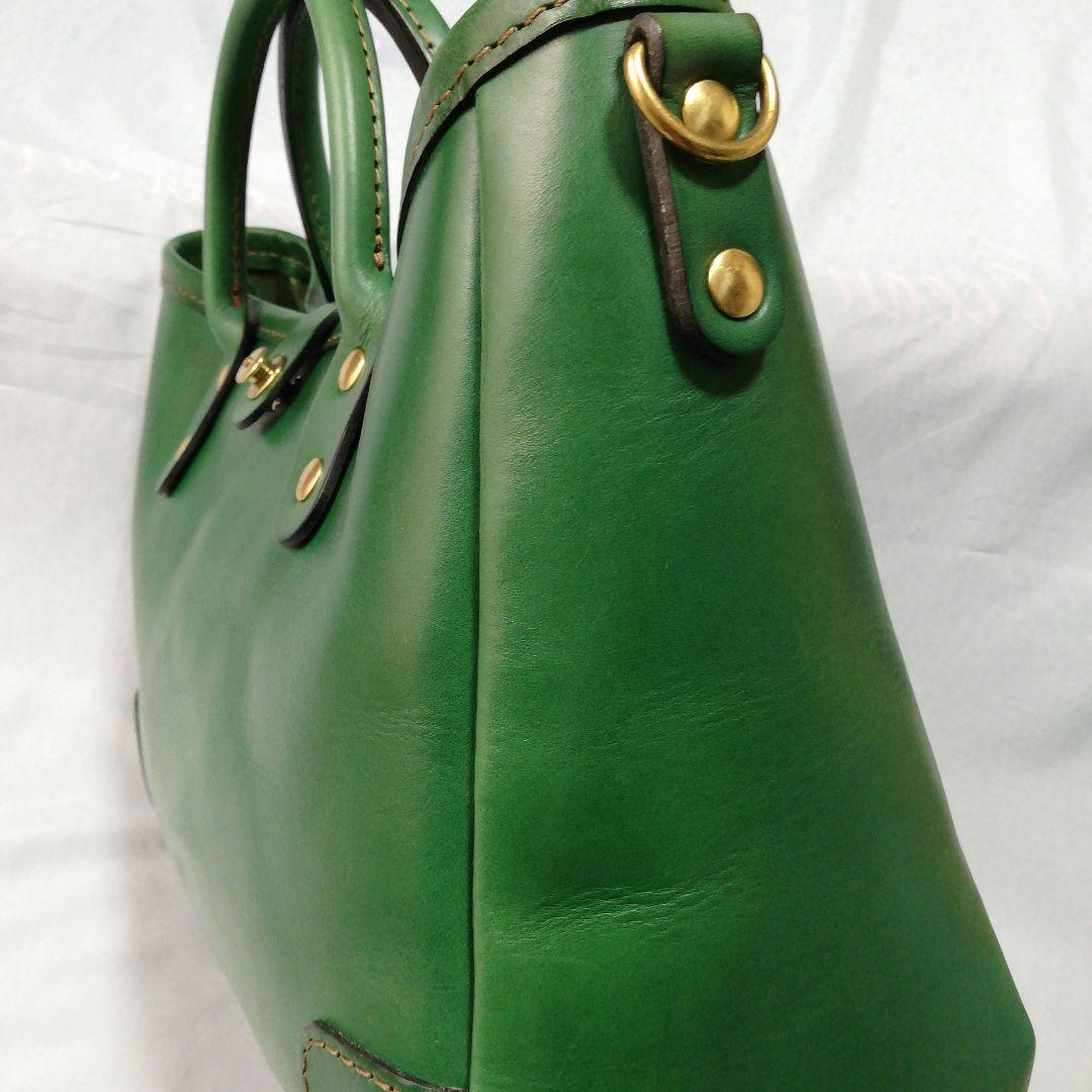 Herz 未使用 ボトルグリーン トートバッグ