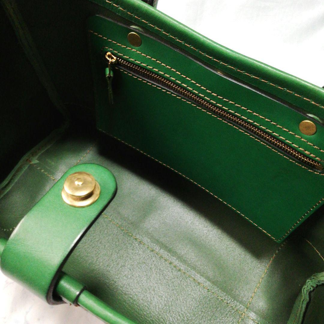 Herz 未使用 ボトルグリーン トートバッグ