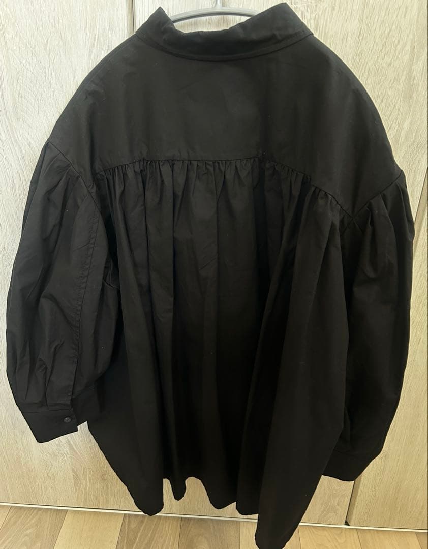 【美品】eunoia ユノイア full sleeve shirt ブラック