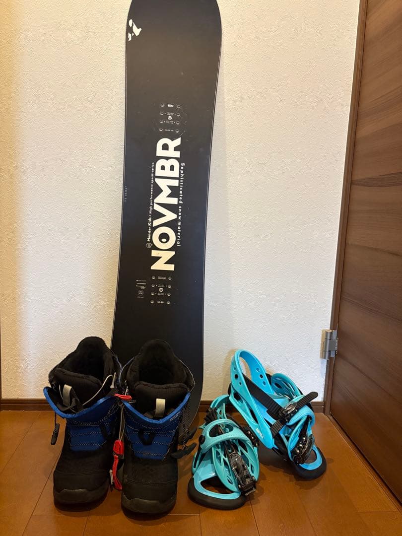 NOVMBR 115 スノーボード&BURTON ブーツ22cm バインディング