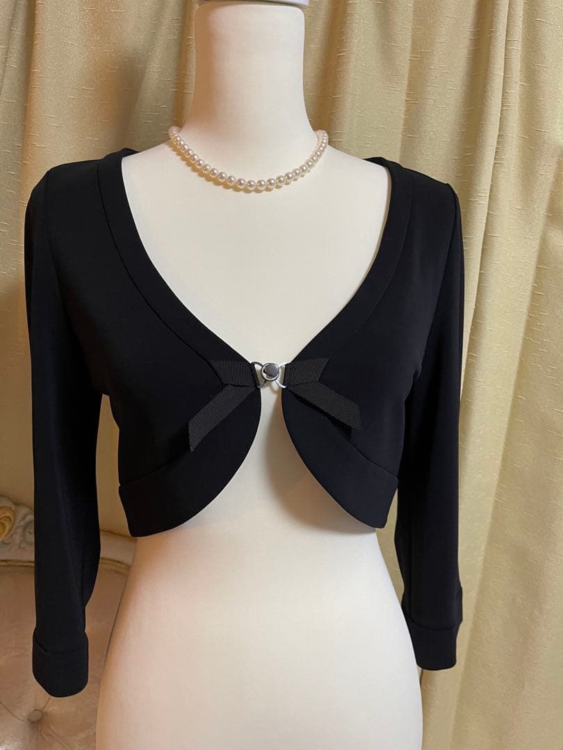 (訳あり) ブラック FOXEY エンパイアドレス ＆ ボレロ