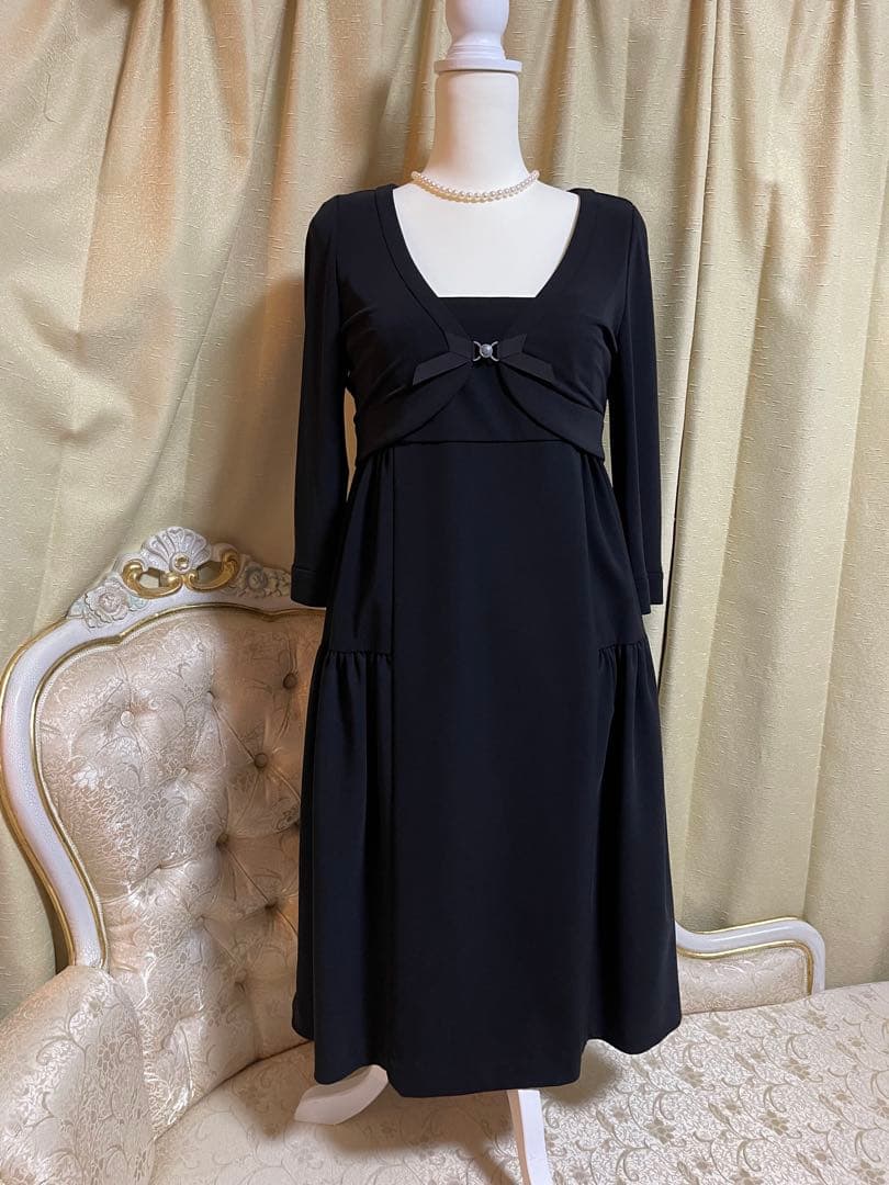 (訳あり) ブラック FOXEY エンパイアドレス ＆ ボレロ