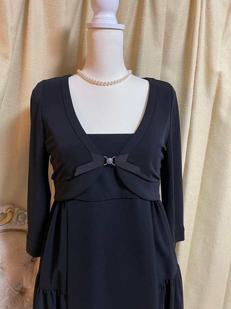 (訳あり) ブラック FOXEY エンパイアドレス ＆ ボレロ