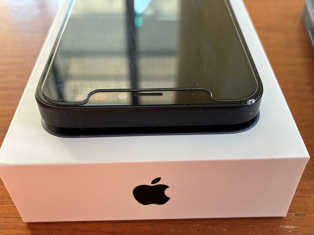 iphone 12mini 128GB 黒　ケース　保護フィルム付