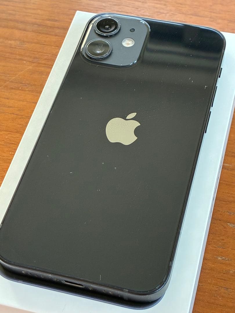 iphone 12mini 128GB 黒　ケース　保護フィルム付