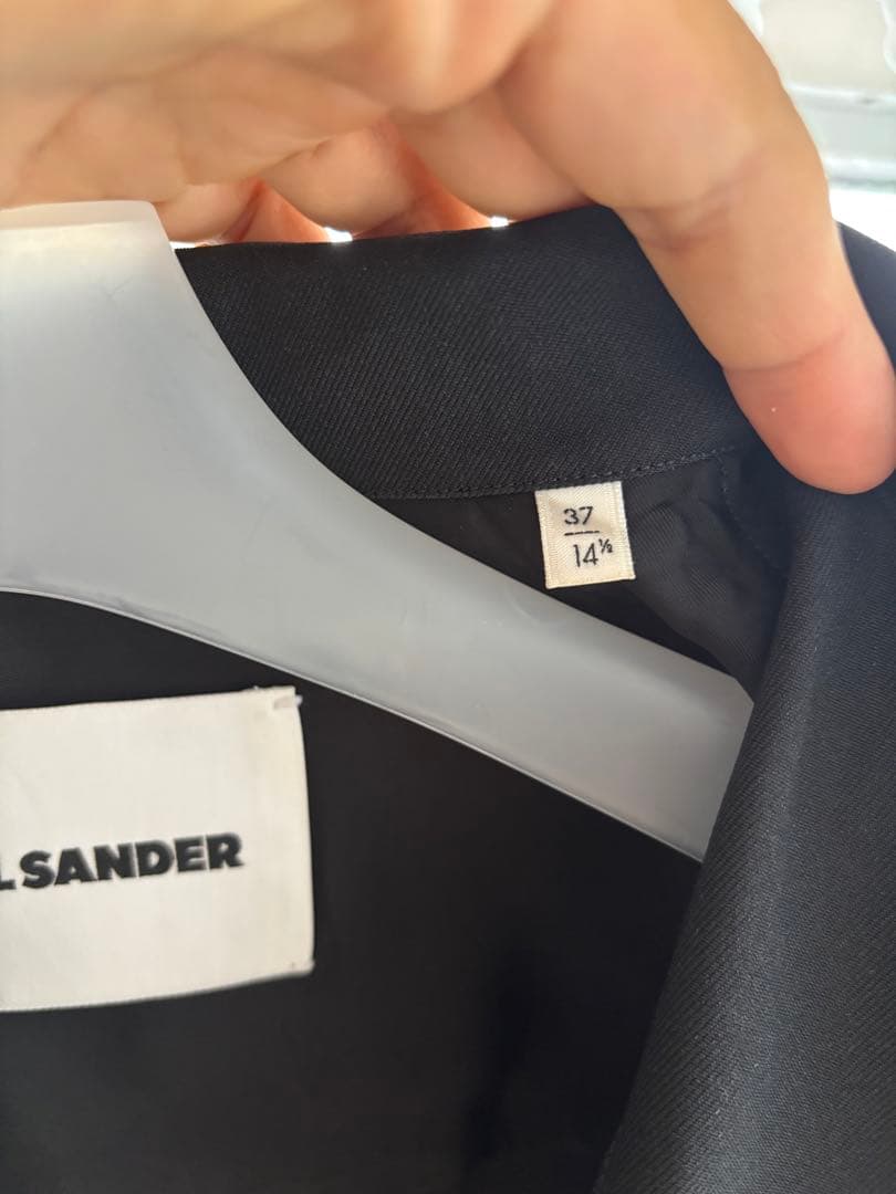JIL SANDER 24SS ジップアップシャツBLACK 美品