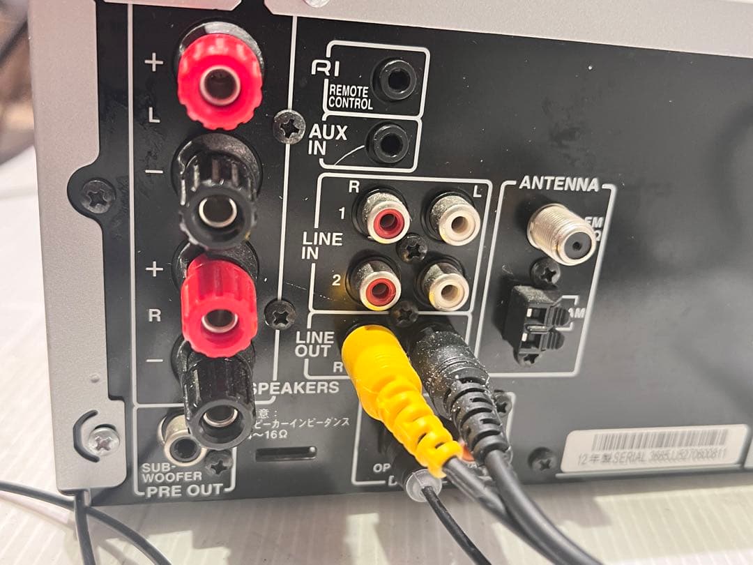 ONKYO CR-555 CDレシーバー USB対応 リモコン、取説、箱付き