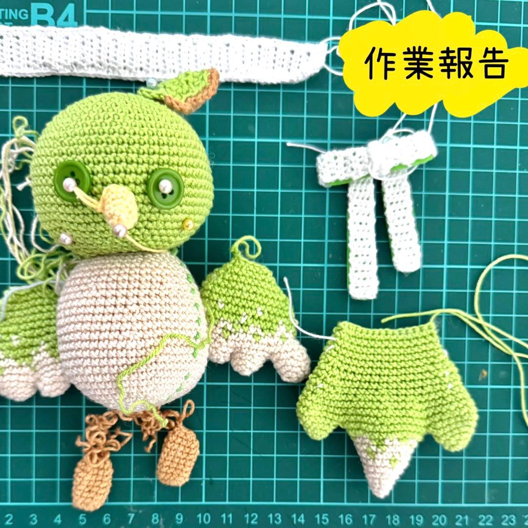 オーダー★あみぐるみ(3点)★インコ・キツネ