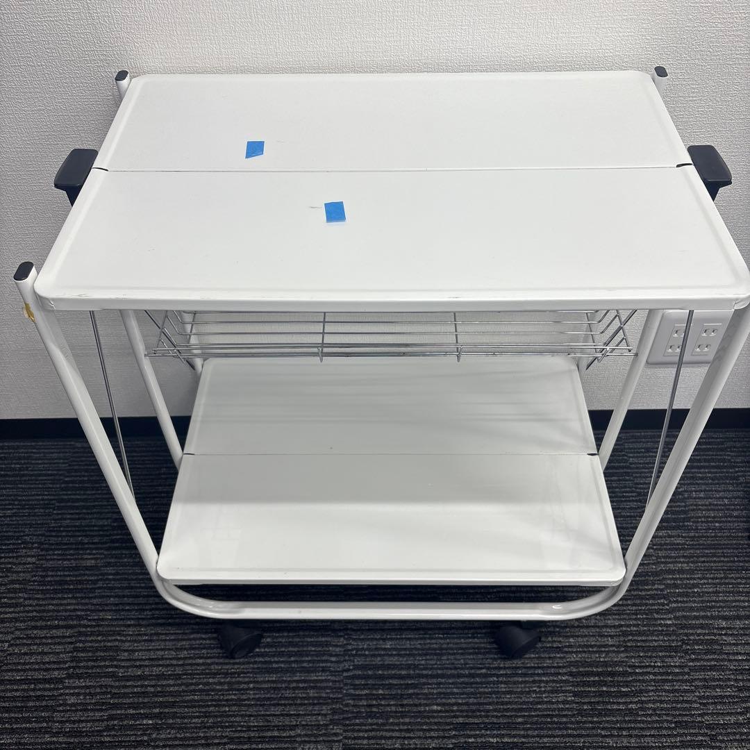 キッチン収納・ラック DULTON FOLDING TROLLEY WHITE 044