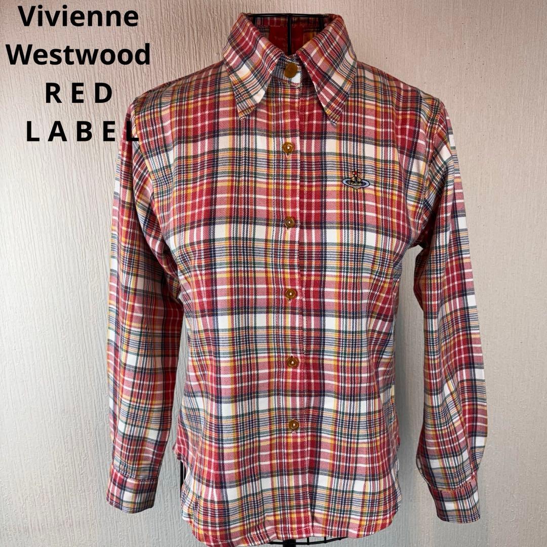 ★Vivienne Westwood RED LABEL★チェックシャツオーブ