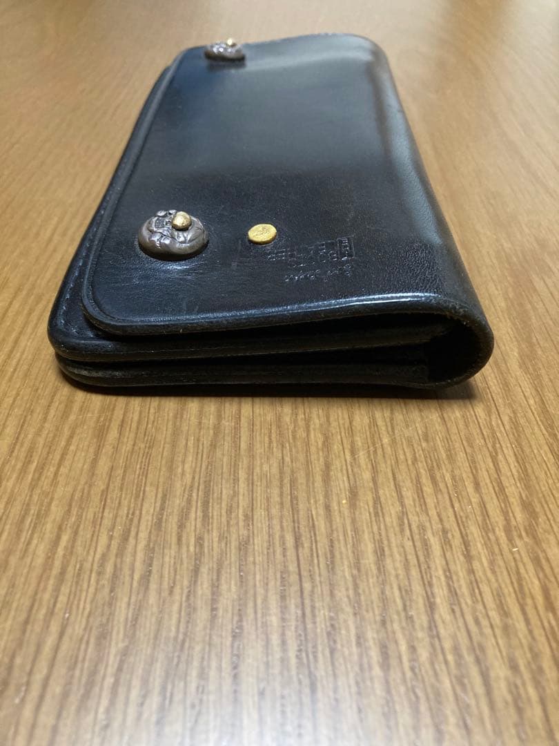 ストップライト ロングウォレット 長財布 stoplight k18 スカル 金