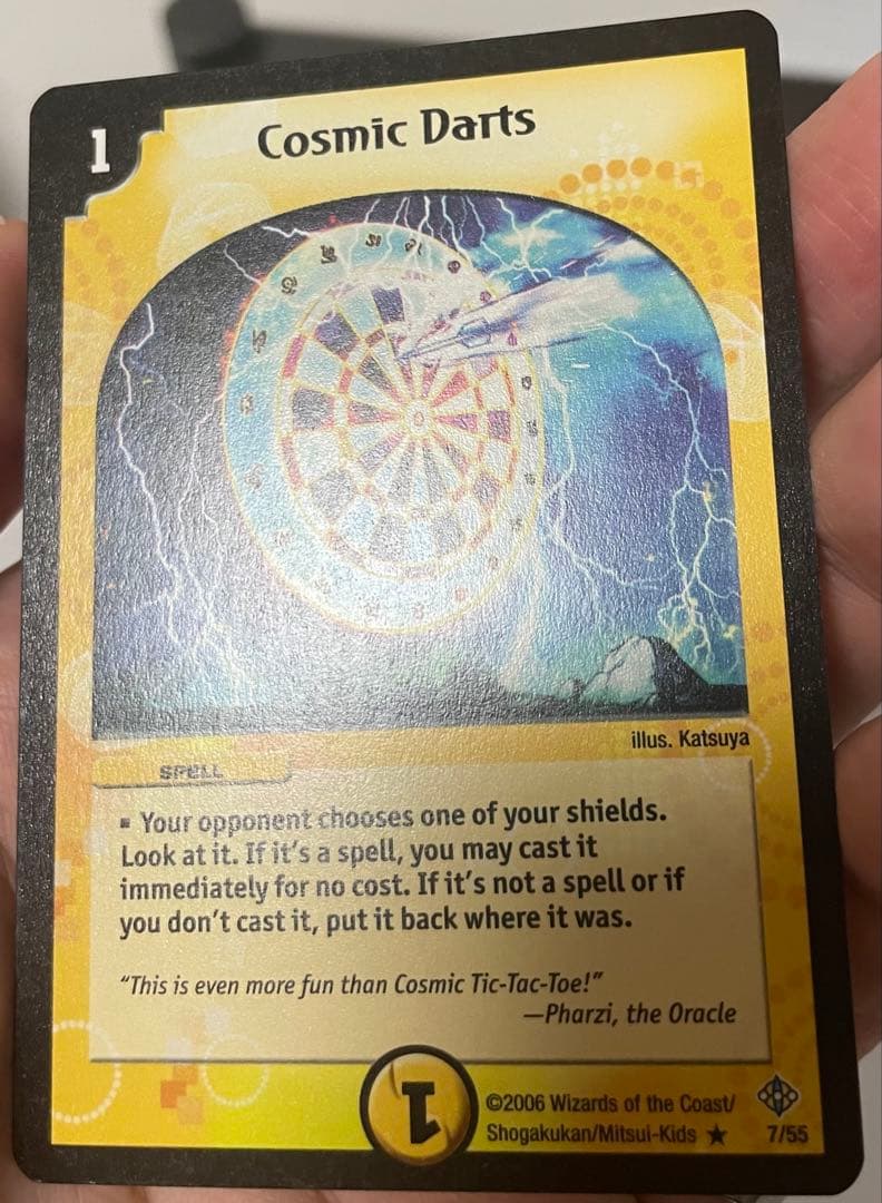 英語版 デュエルマスターズ Cosmic Darts ラッキーダーツ