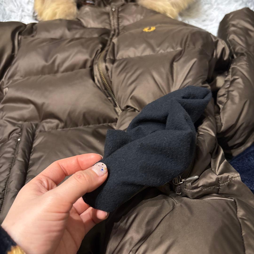 フレッドペリー　ファー付き、ダウンジャケット