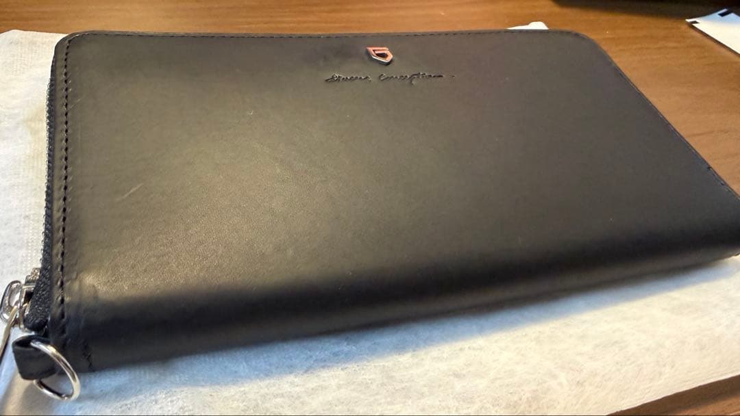 小物 GARNI Sign Zip Long Wallet- BLACK