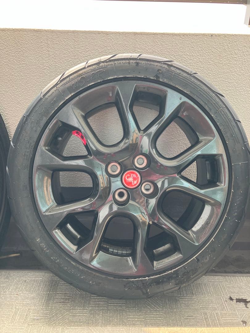 124スパイダーホイール 4本 17インチ 10分山 NS-2R Hiro