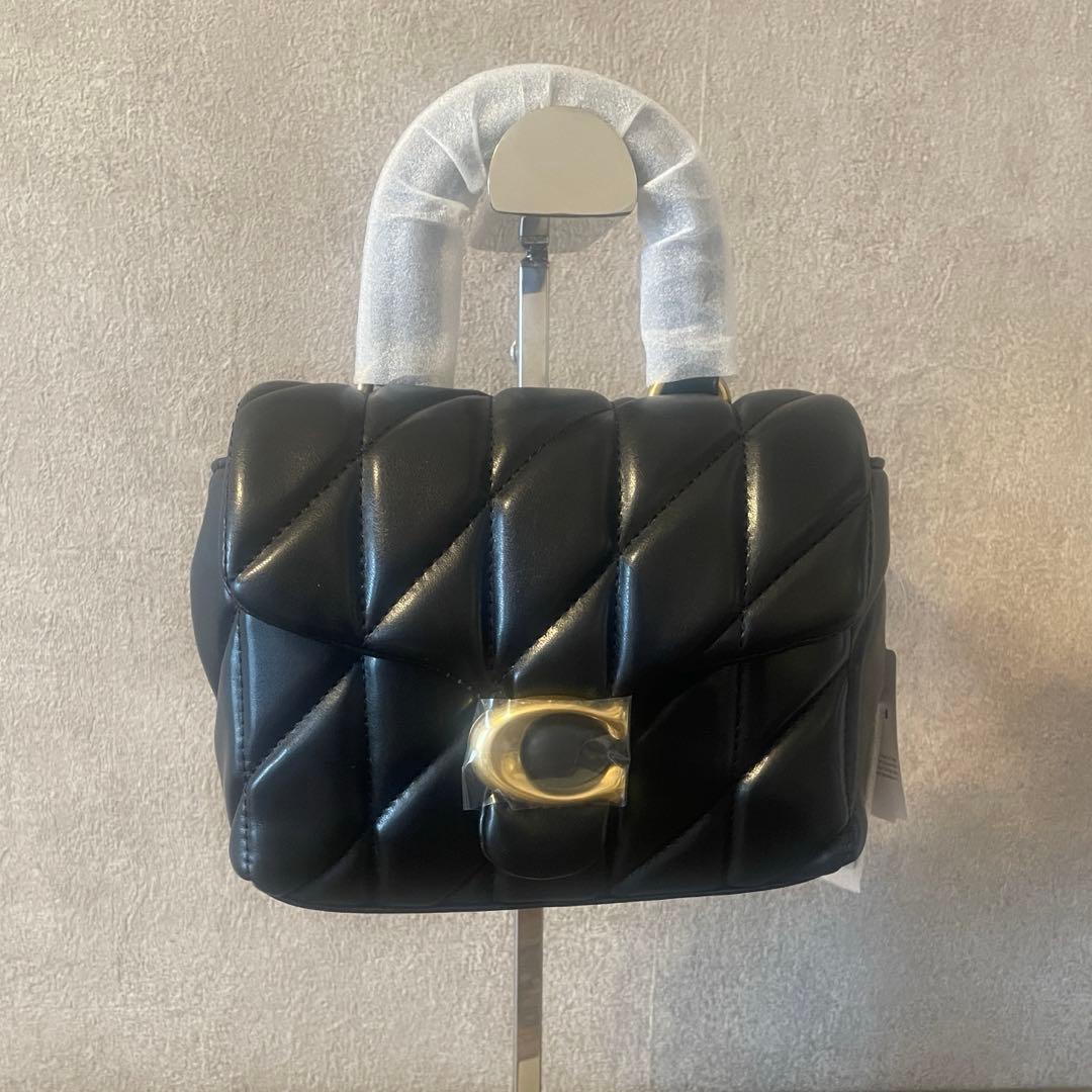 COACH コーチ タビー トップハンドルバッグ キルティング CCC12 @