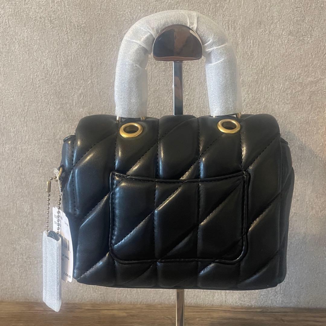 COACH コーチ タビー トップハンドルバッグ キルティング CCC12 @