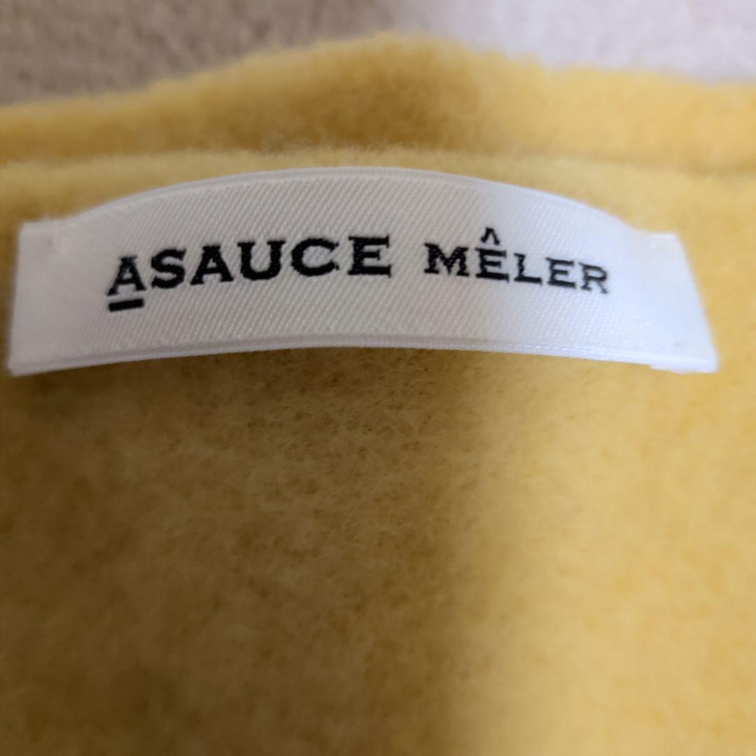専用　ASAUCE MÉLER イエローとブラウンフリンジマフラー２色
