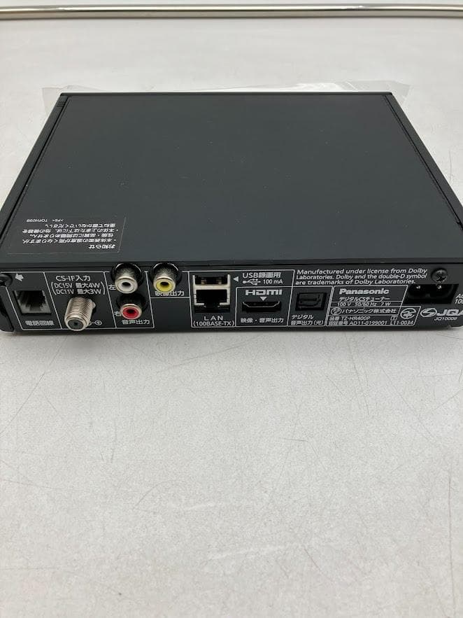 panasonic　プレミアムサービスチューナー　TZ-HR400P　ブラック