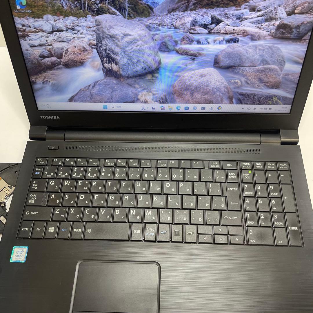 #082 東芝 Dynabook B65/DN i5-8250U 8GB 256