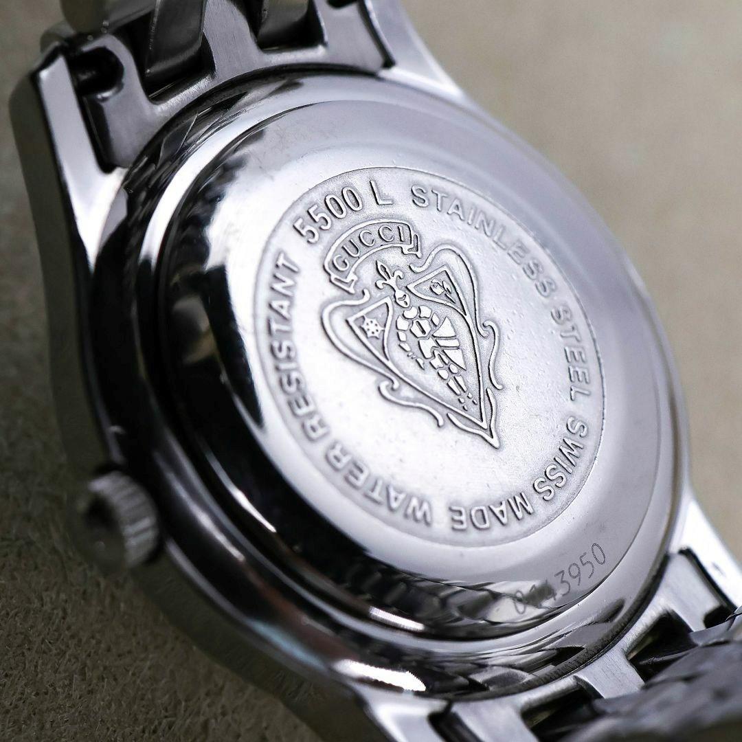 稼働 GUCCI 腕時計 5500L レディース Gクラス 新品電池 1423