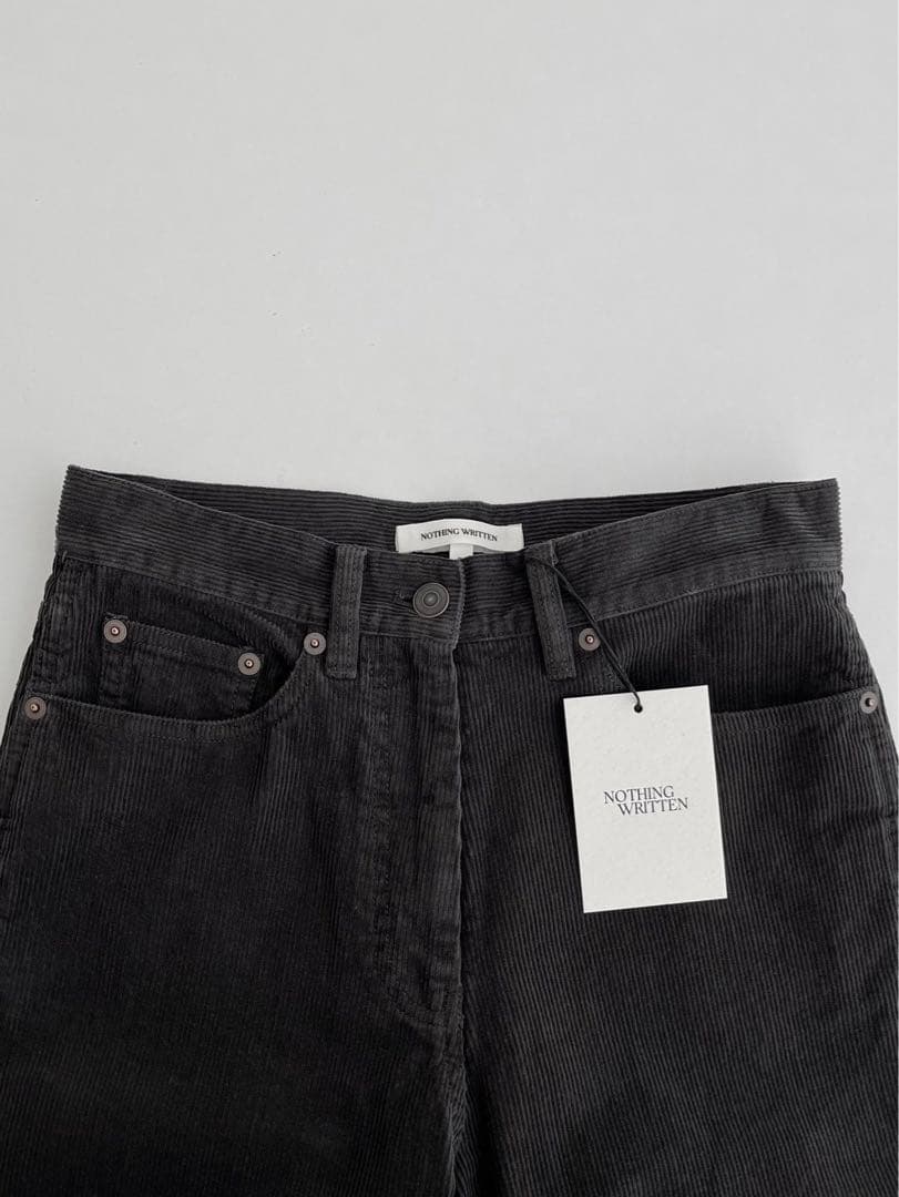 nothing written コール天スラックス