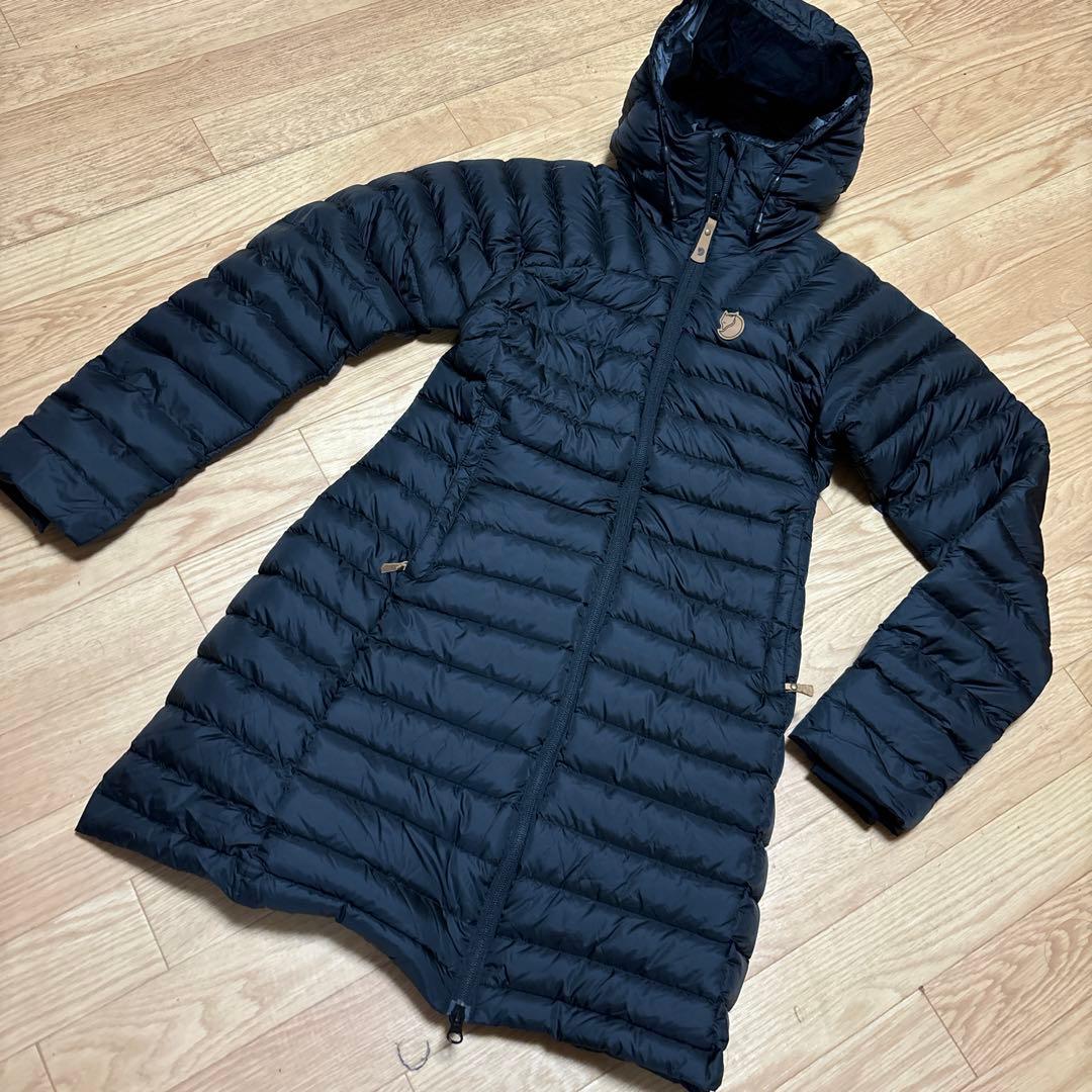美品　fjall raven ロングダウンコート　XS 防寒　ダウンジャケット
