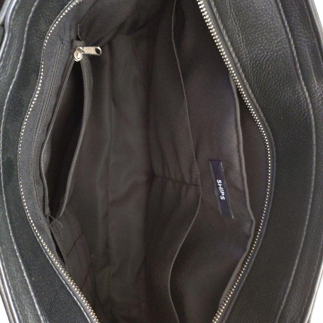 SHIPS 黒ト−トバック