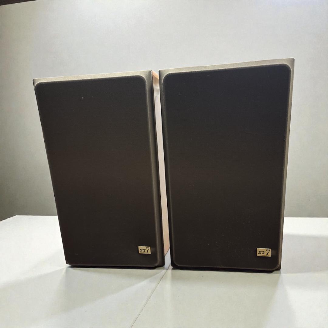 Victor SX-7 スピーカー ペア ビクター 3ウェイ パッシブ 木目調