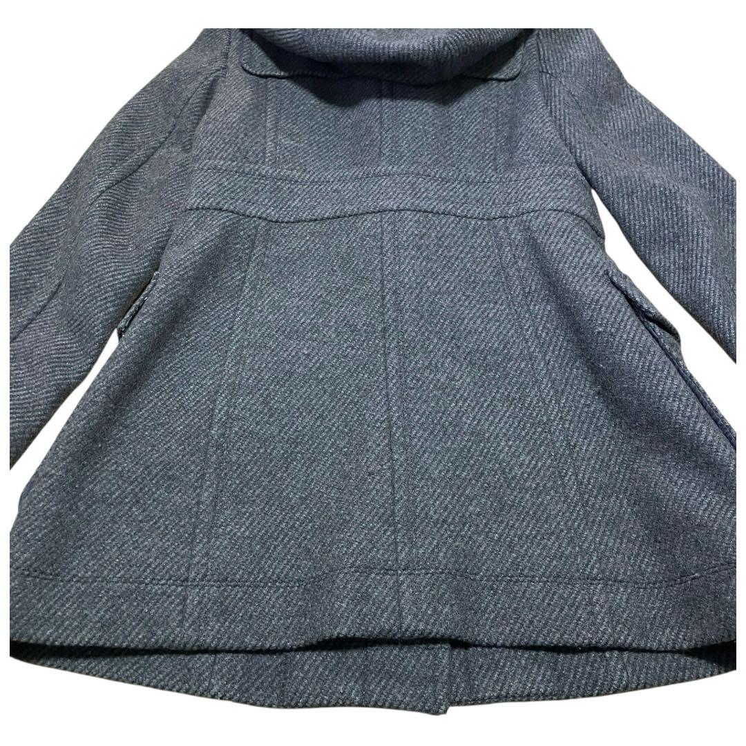 バーバリーブルーレーベル　ダッフルコート　ノバチェック　ミドル　ウール　y2k