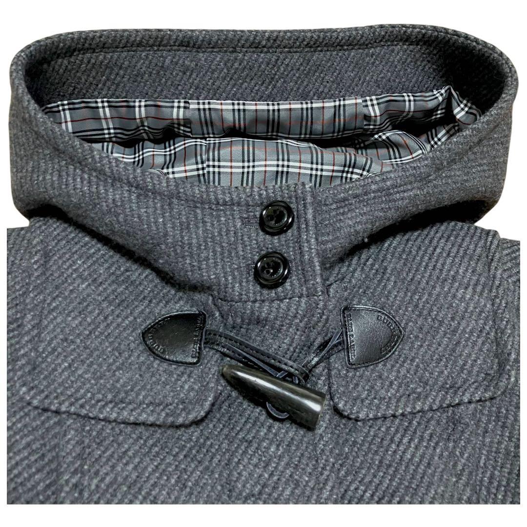 バーバリーブルーレーベル　ダッフルコート　ノバチェック　ミドル　ウール　y2k