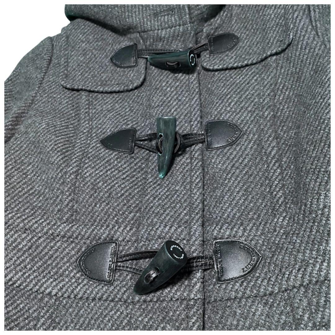 バーバリーブルーレーベル　ダッフルコート　ノバチェック　ミドル　ウール　y2k