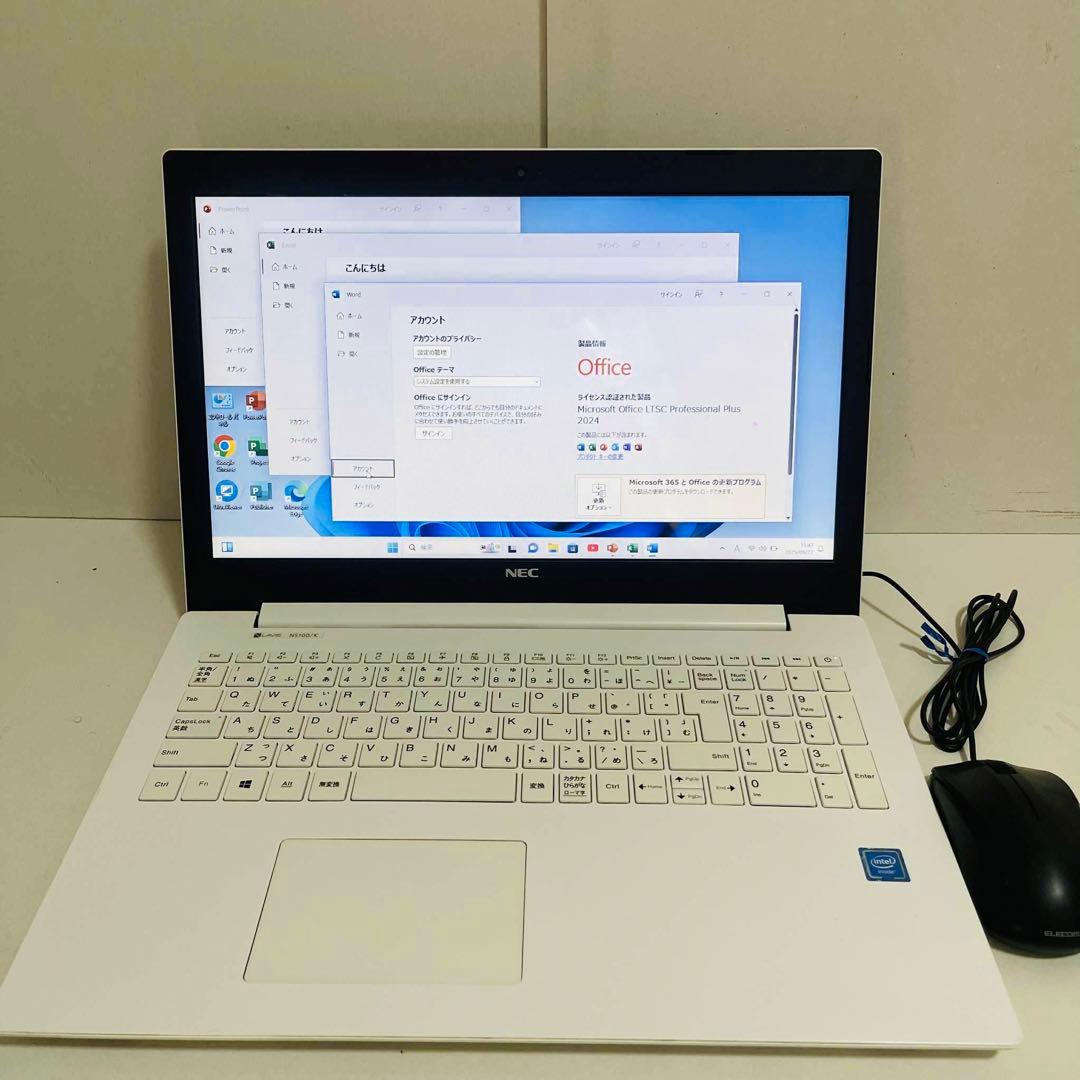 T409 NECノートパソコンWEBカメラSSD高速Windows11オフィス付