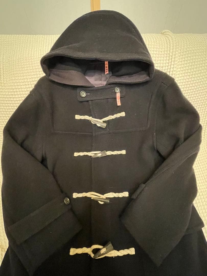 ダッフルコート ネイビー　ヘンリボーン23区