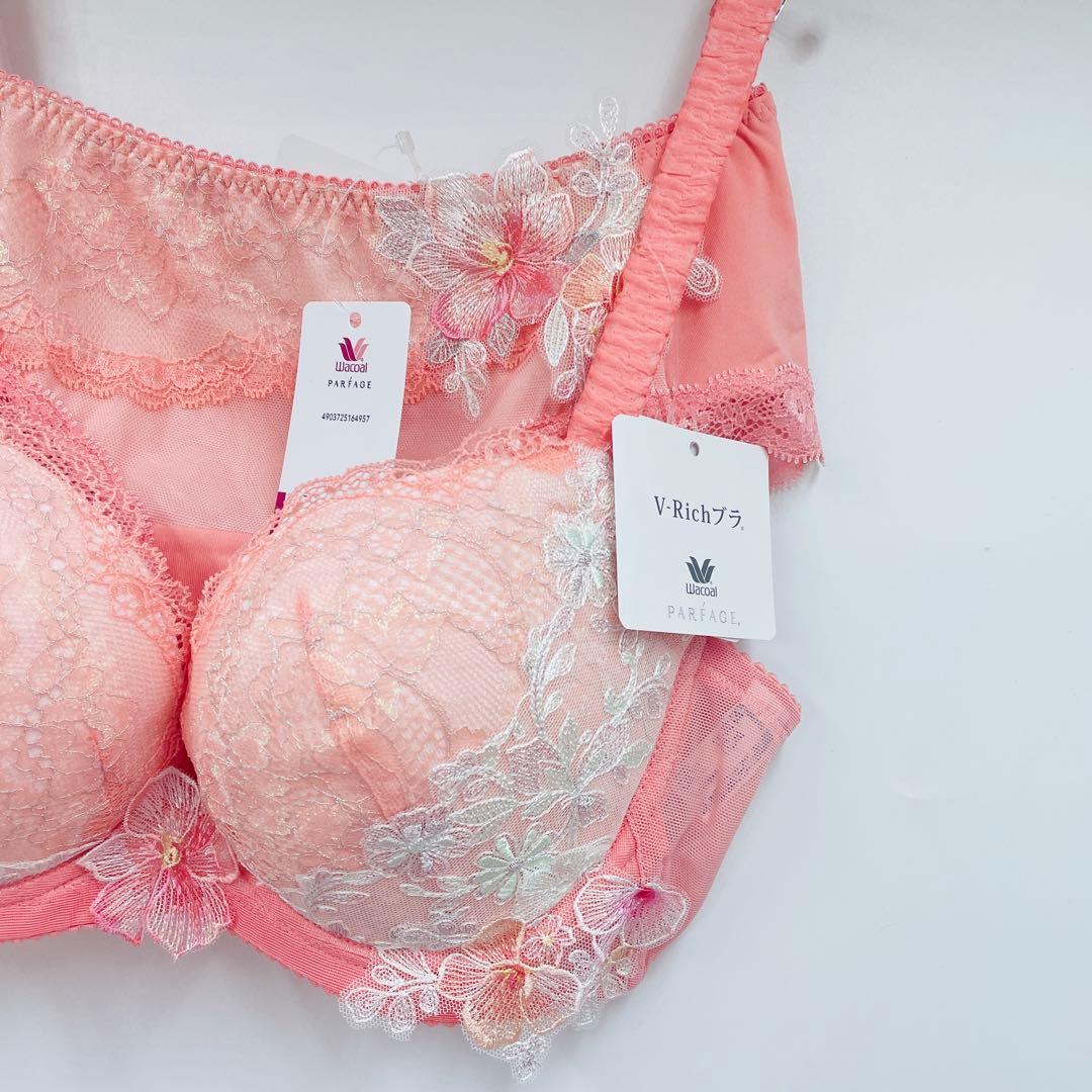 ワコール　パルファージュ Ｖ−Ｒｉｃｈブラ　(ＢＣＬ７４１) E70-M