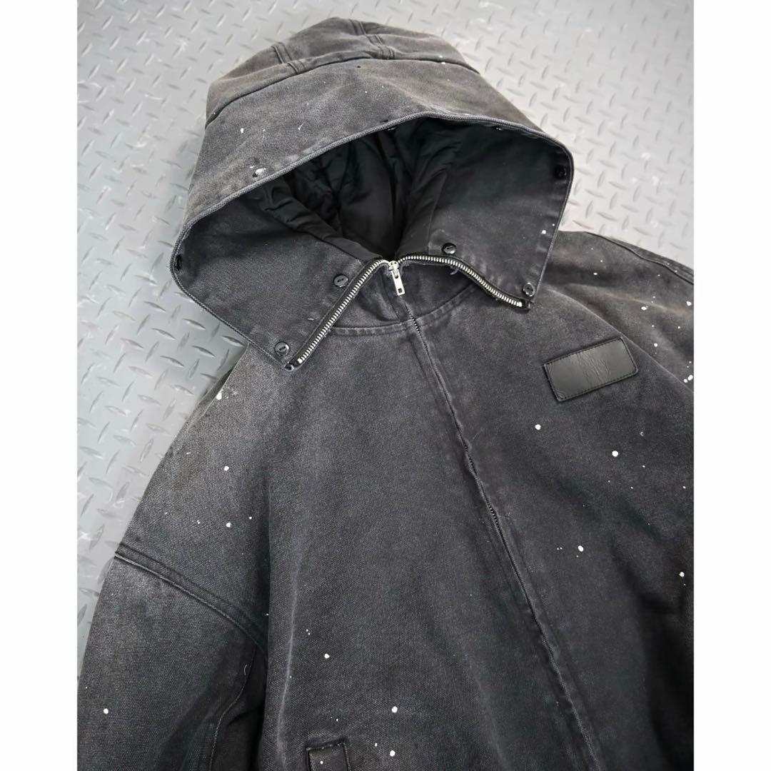 【美品】地底人 ウォッシュドファージャケットMサイズ