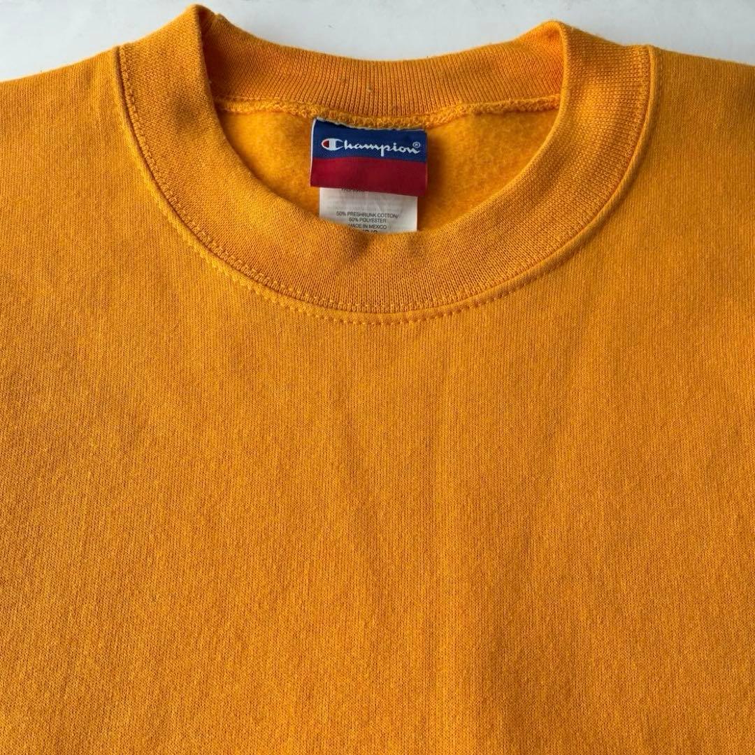 美品 目無し 90s メキシコ製 チャンピオン クルーネック スウェット
