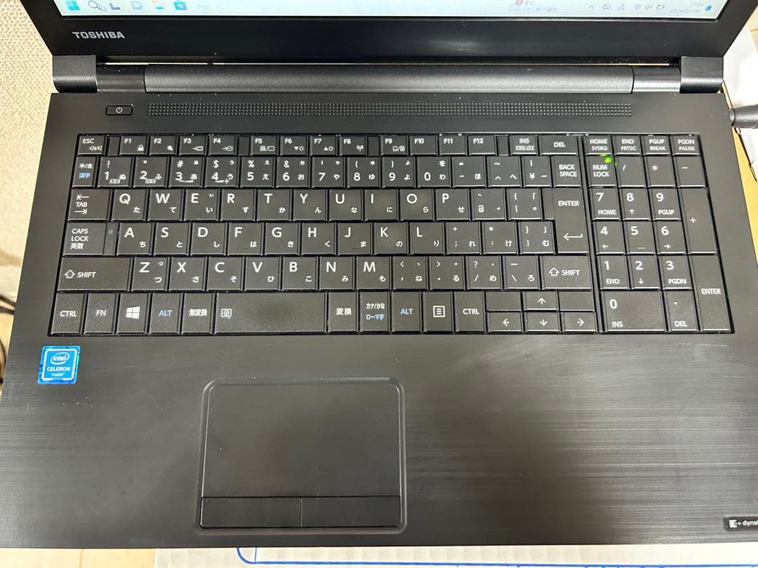 TOSHIBA 15.6型 Win11Pro テンキー オフィス 光学ドライブ