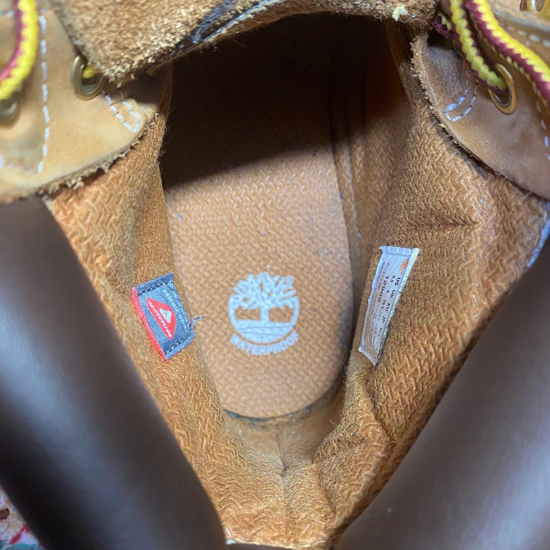 Timber land 6インチプレミアムブーツ　イエロー　24.5 12909