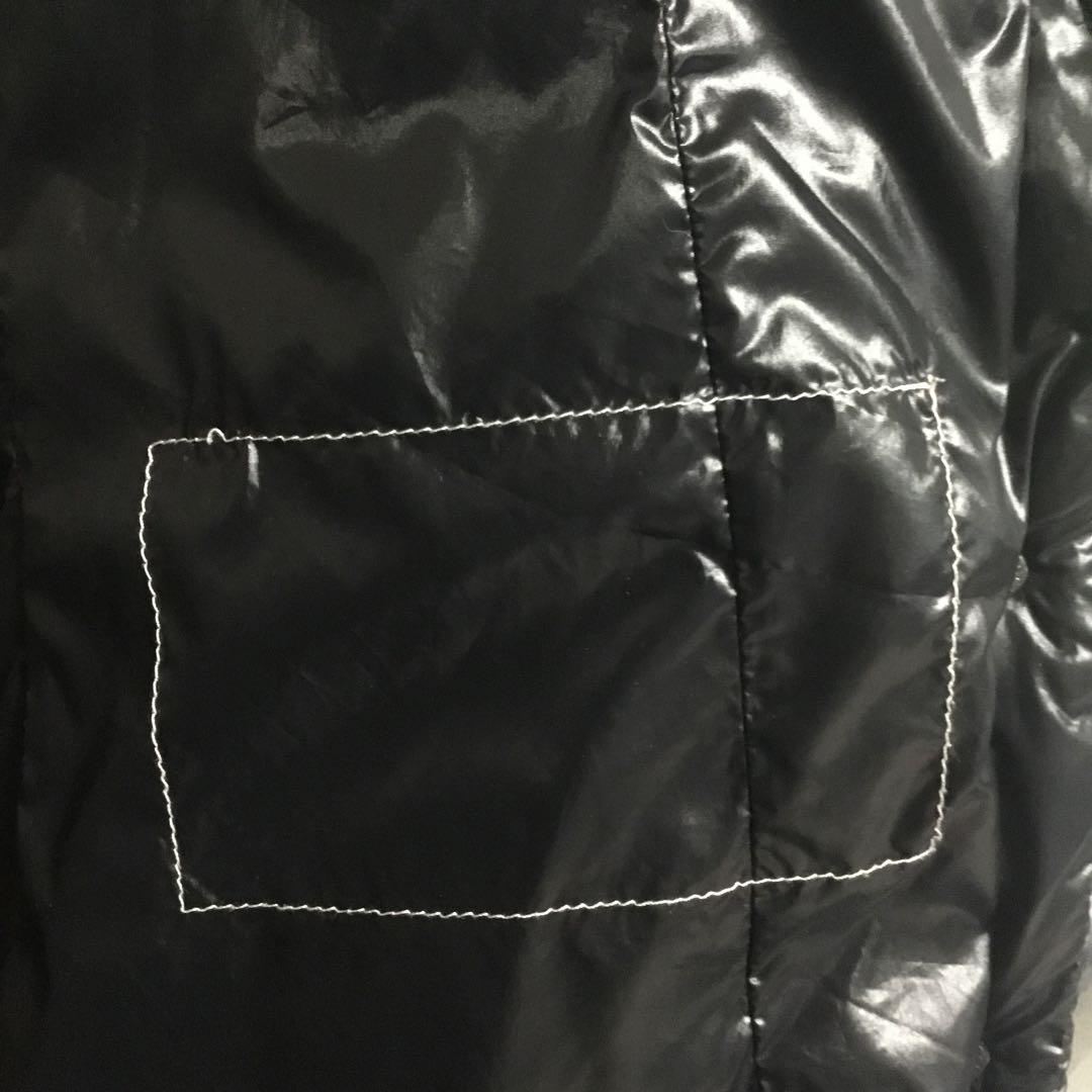 美品　モンクレール　ダウン　コート　ジャケット　1 MEINA 黒フード付き