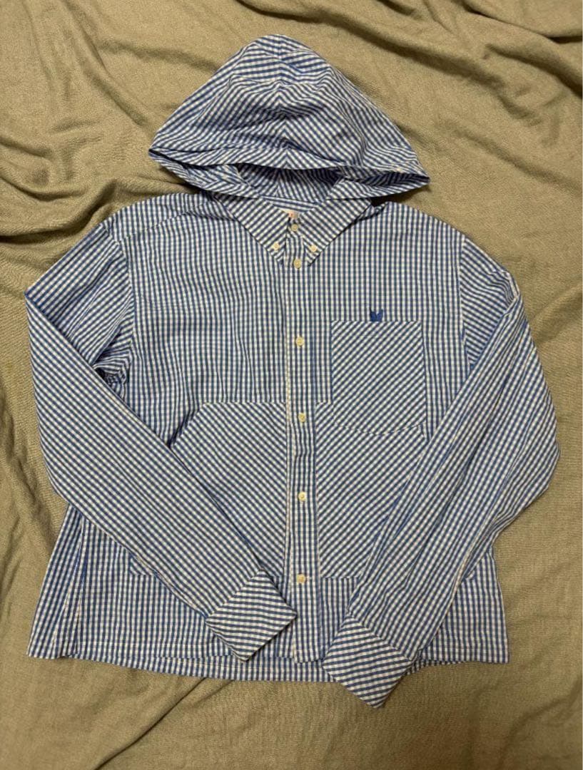 MASU 25ss hooded B.D shirts フード付きシャツ 48