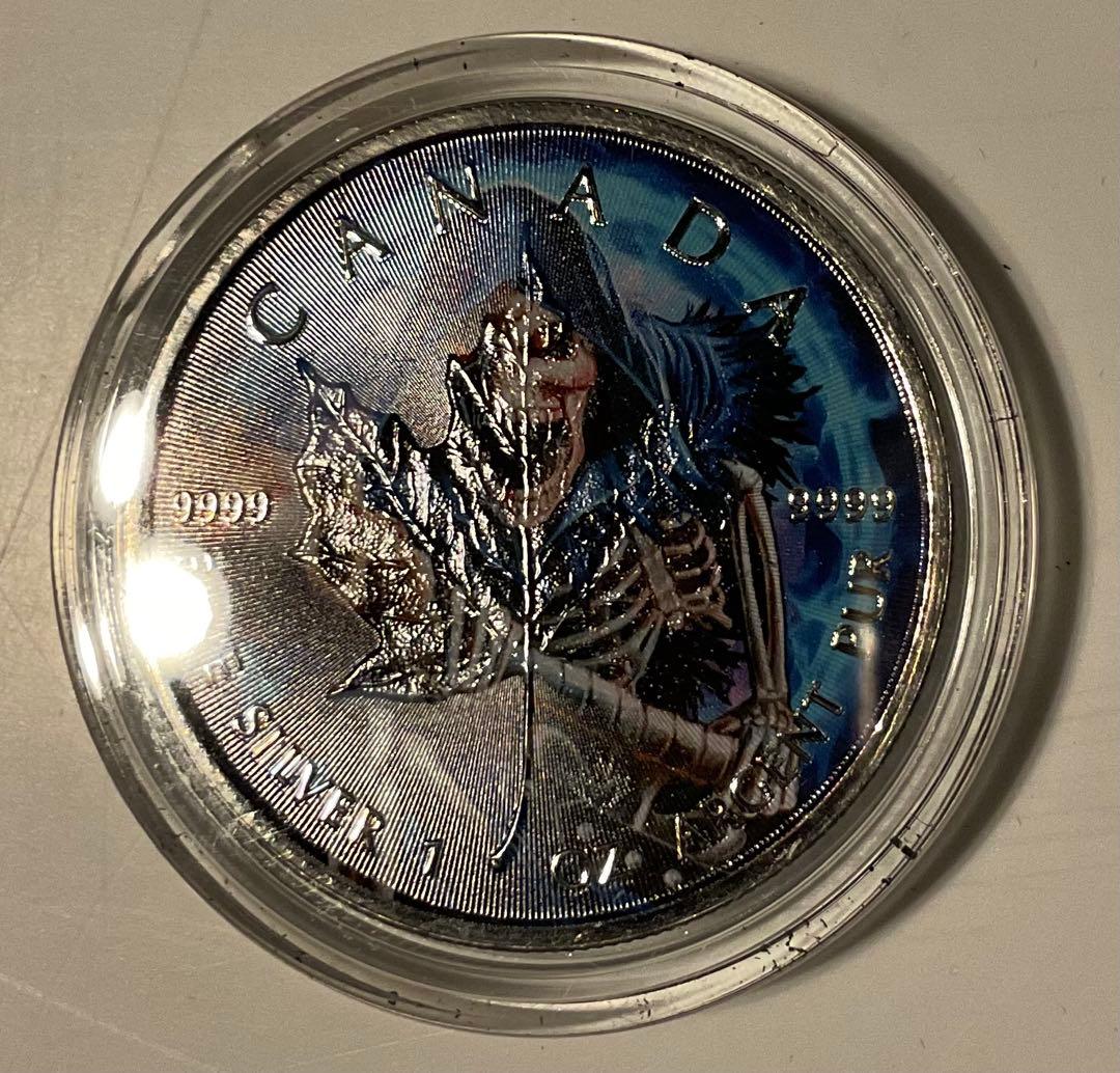 グリムリーパー アルマゲドンⅦ メイプルリーフ銀貨 2024 1オンス