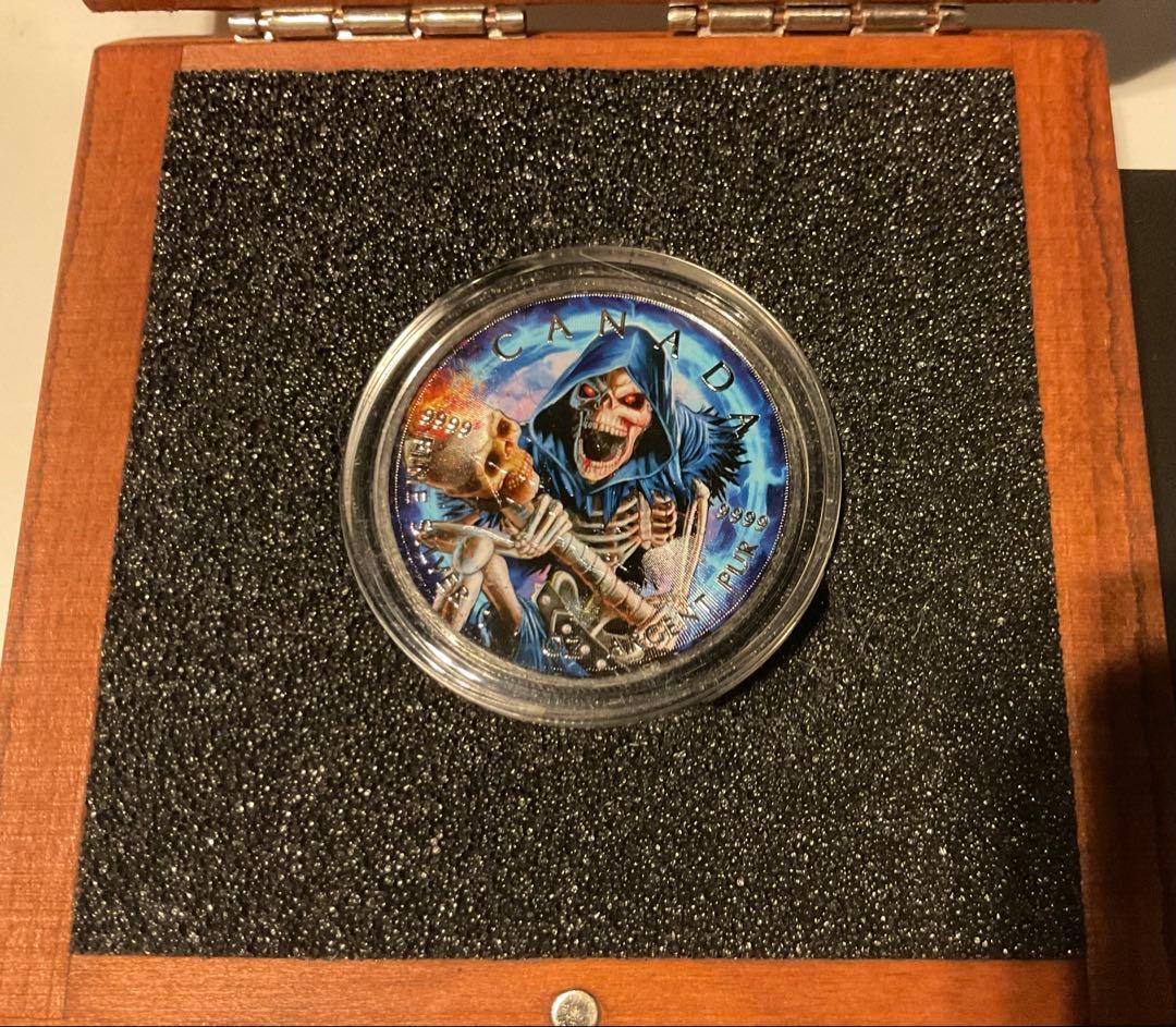 グリムリーパー アルマゲドンⅦ メイプルリーフ銀貨 2024 1オンス