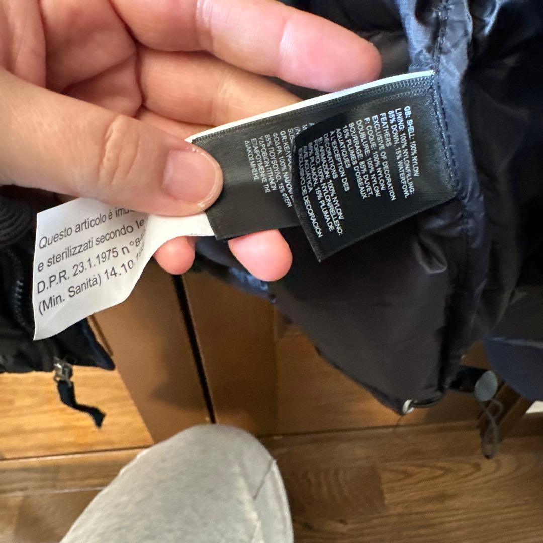 THE NORTH FACE ブラックショートダウンジャケット