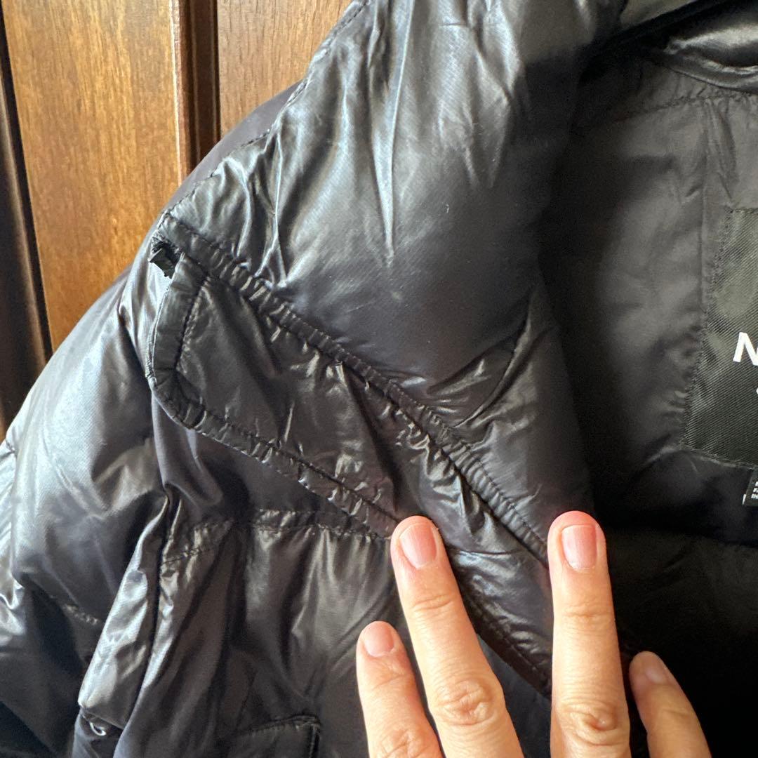 THE NORTH FACE ブラックショートダウンジャケット