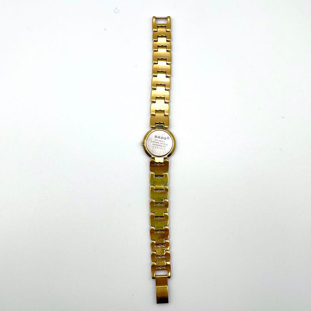 【稼働品】ラドー　LeSoir 腕時計 メンズ クオーツ ゴールド ダイヤ