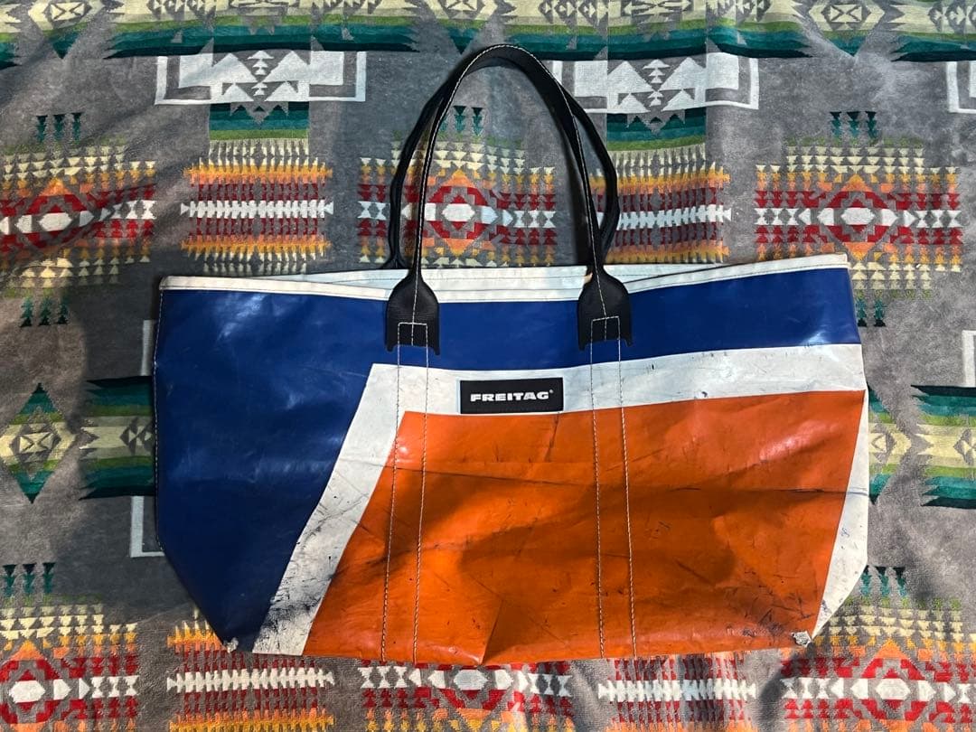 フライターグ クーパー　青/オレンジ